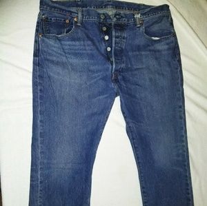 Vintage dark blue levis 501xx jean